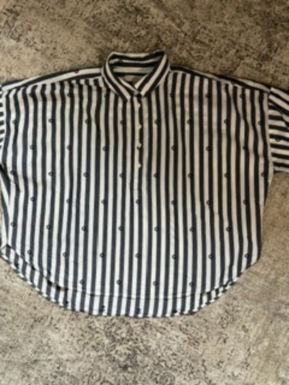 🧡3/$15 LOFT Striped Shirt Women's XL